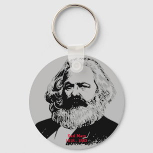 Karl Marx Key Ring