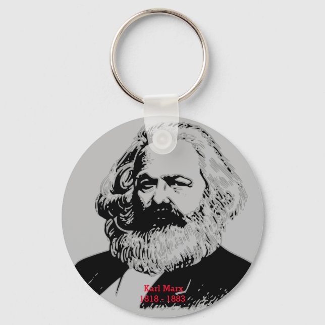 Karl Marx Key Ring (Front)