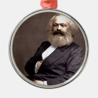 Karl Marx Metal Tree Decoration
