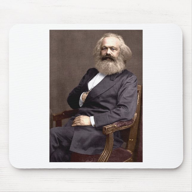 Karl Marx Mouse Pad (Front)