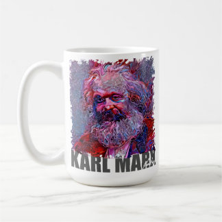 KARL MARX - NFT portrait by Marco Aureggi Coffee Mug