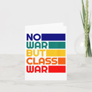 Karl Marx No War But Cl War Radical Leftist  Card