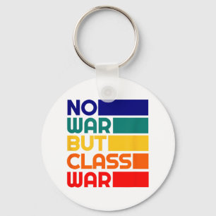 Karl Marx No War But Cl War Radical Leftist  Key Ring