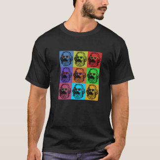 Karl Marx Pop Art, Portrait Revolutioniere, Retro T-Shirt