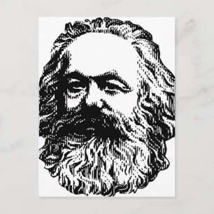 Karl Marx Postcard