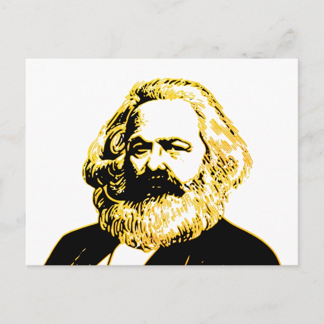 Karl Marx Postcard (Front)