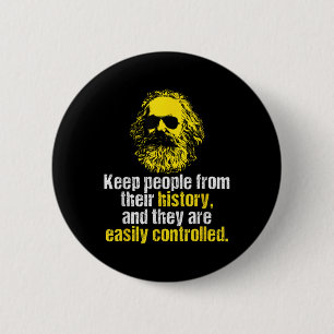 Karl Marx Quote Funny Socialist Party Dsa  6 Cm Round Badge