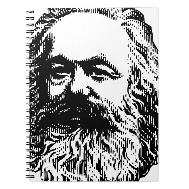 Karl Marx Spiral Notebook (Front)