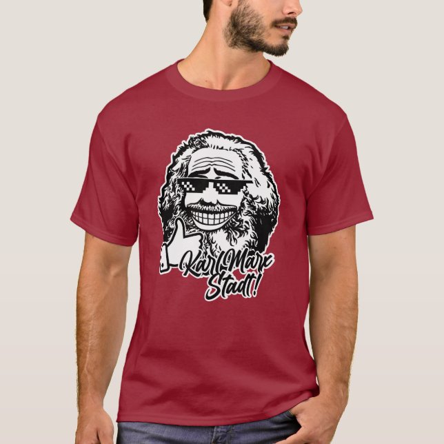 Karl Marx Stadt (two tone) T-Shirt (Front)