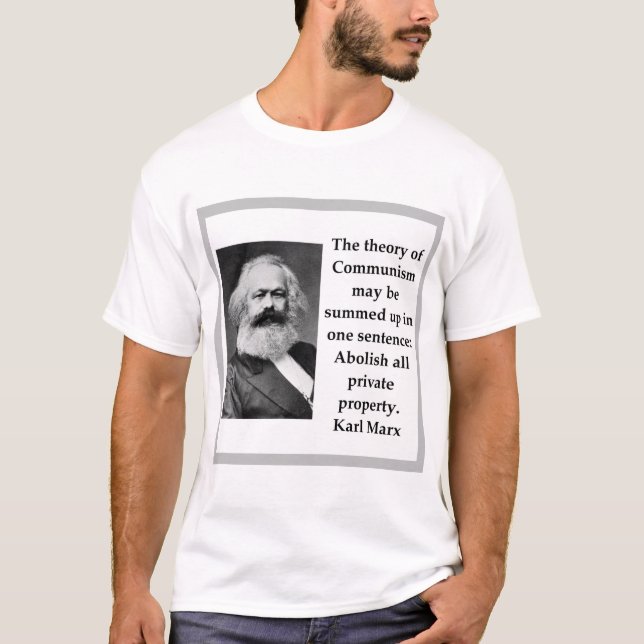 Karl Marx T-Shirt (Front)