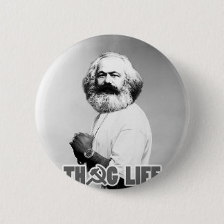 Karl Marx Thug Life 6 Cm Round Badge