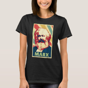 Karl Marx Vintage Colors T-Shirt