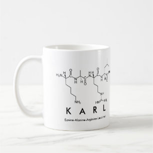 Karl peptide name mug