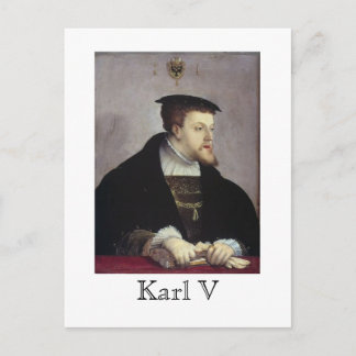 Karl V Postcard