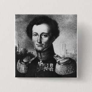 Karl von Clausewitz 15 Cm Square Badge