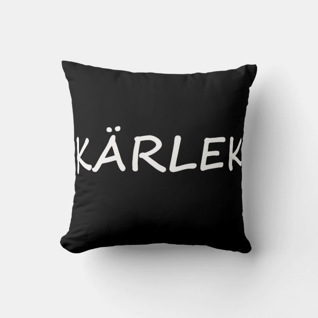Kärlek, Swedish Love Cushion (Front)