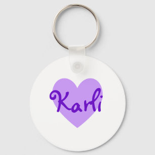 Karli in Purple Key Ring