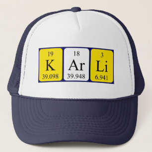 Karli periodic table name hat