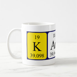 Karline periodic table name mug