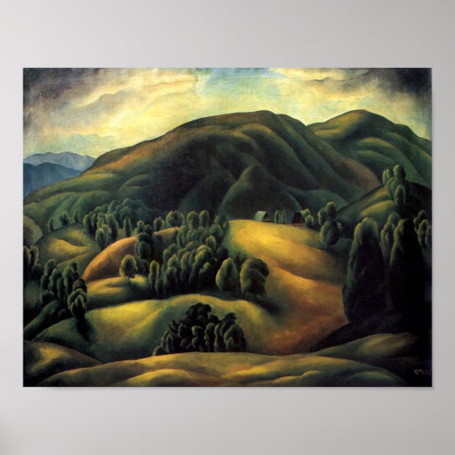 Karlo Mijic Mountain Landscape Poster (Front)