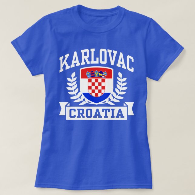 Karlovac Croatia T-Shirt (Design Front)