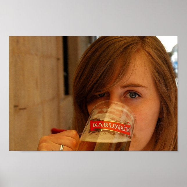 Karlovacko Girl Poster (Front)