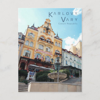 Karlovy Vary, Czech Photo Postcard