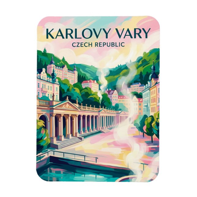 Karlovy Vary Czech Republic Magnet (Vertical)
