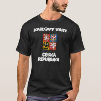 Karlovy Vary, Czech Republic with coat of arms