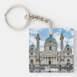 Karlskirche in Vienna, Austria Key Ring