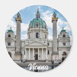 Karlskirche in Vienna, Austria Magnet