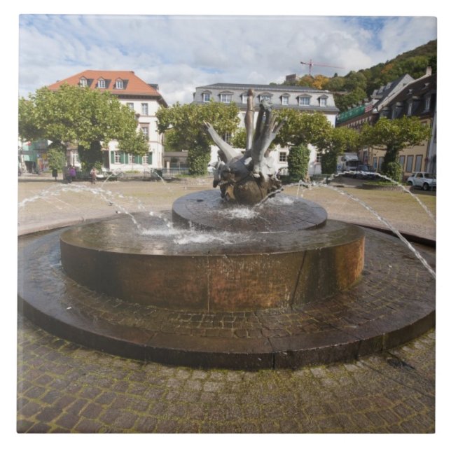 Karlsplatz (Karl's Square), Old Town Heidelberg Tile (Front)