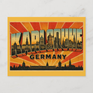 Karlsruhe Germany Palace Postcard