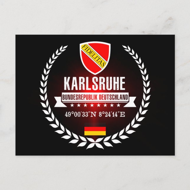 Karlsruhe Postcard (Front)