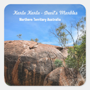 Karlu Karlu "Devil's Marbles" Square Sticker