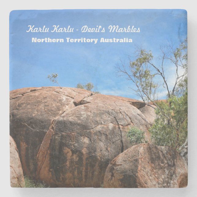 Karlu Karlu "Devil's Marbles" Stone Coaster (Front)