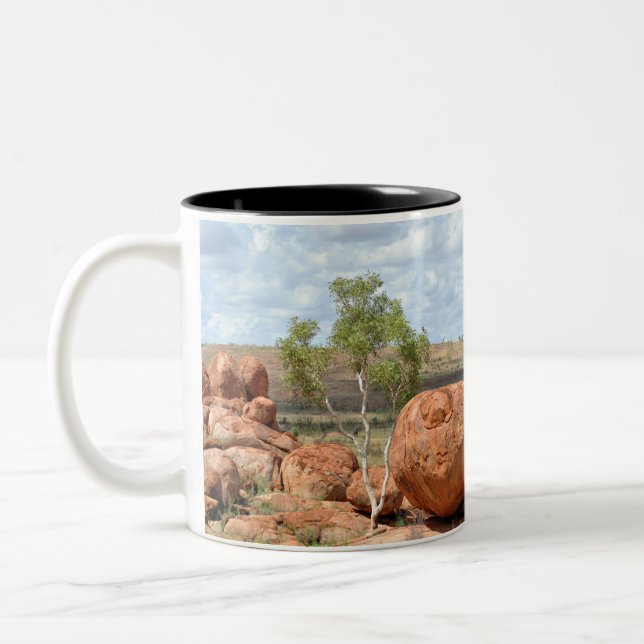 Karlu Karlu "Devil's Marbles" Two-Tone Coffee Mug (Left)