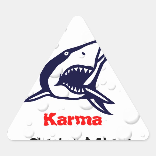 Karma 1 triangle sticker (Front)