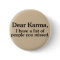 Karma Button Pin