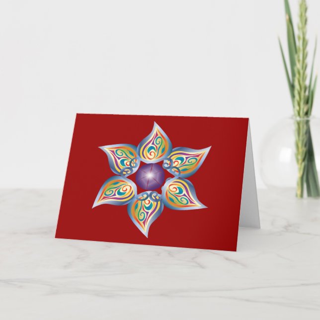Karma Christmas Holiday Card (Front)