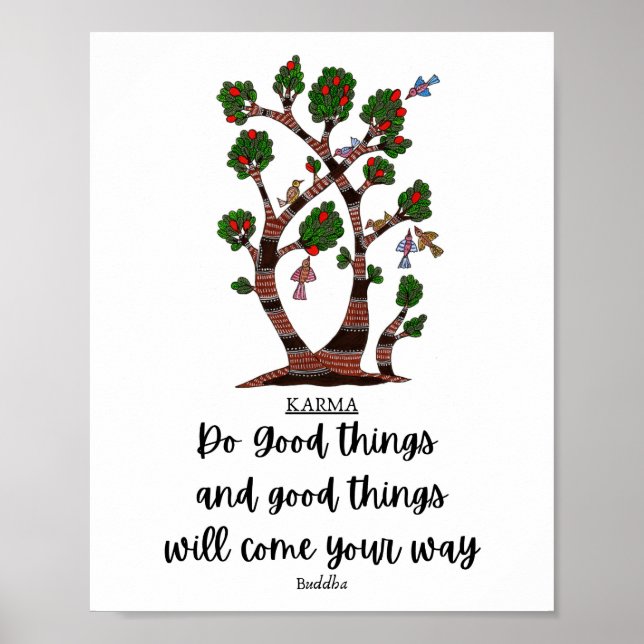 Karma-Do Good Things Poster (Front)