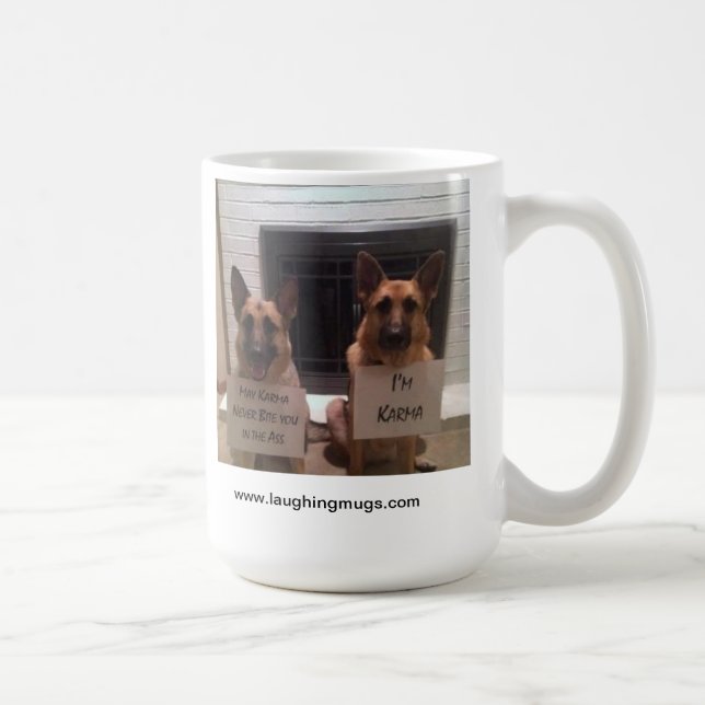 Karma Dog Mug (Right)