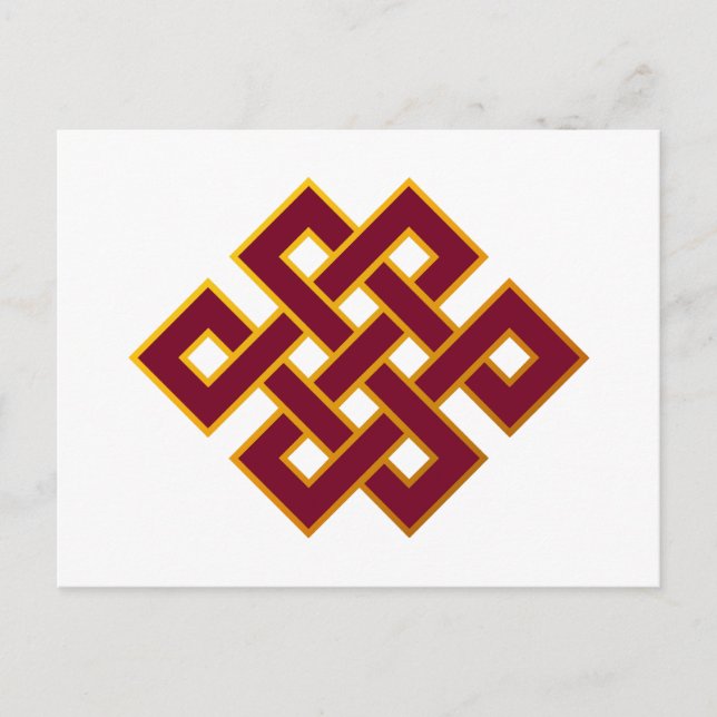 Karma ... Endless Knot or Eternal Knot Postcard (Front)