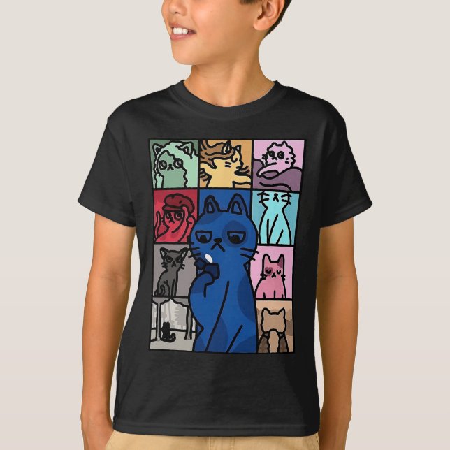 Karma Is Cat Shirt Cat Lover  (Front)