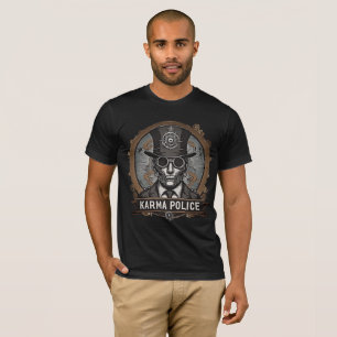 Karma Police - Retro Steampunk Radiohead T-Shirt