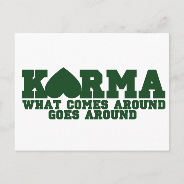 Karma Postcard (Front)