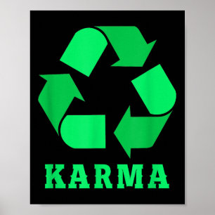 Karma Recycling Environmental Protection Climate P Poster