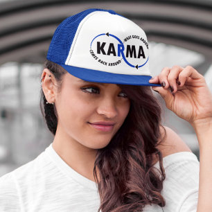 Karma - What Goes Around Comes Back Around (v1) Trucker Hat
