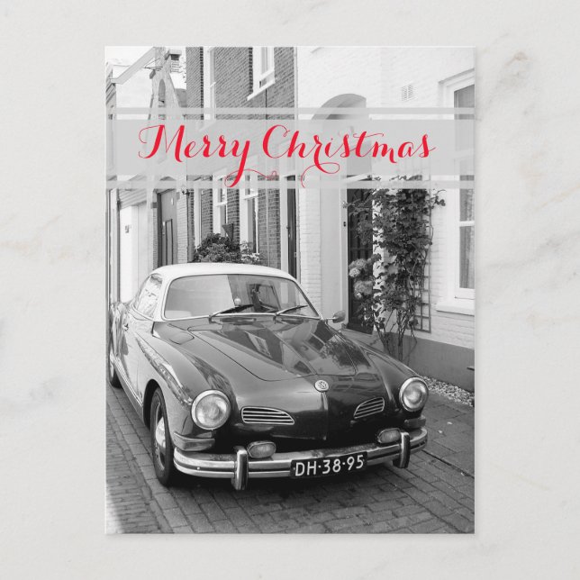 Karmann Ghia Classic Car Holiday Postcard (Front)