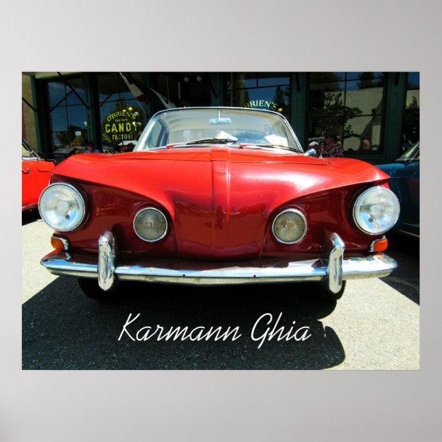 Karmann Ghia Poster (Front)